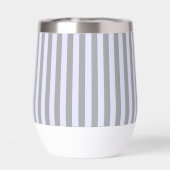 グレーストライプのとラベンダーの模様 (背面)