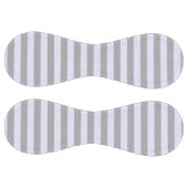 グレーストライプのとラベンダーの模様 ソフトボール (パネル)