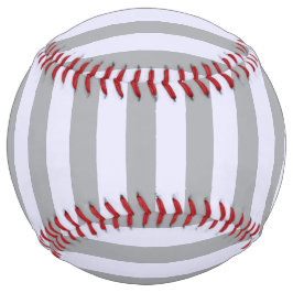 グレーストライプのとラベンダーの模様 ソフトボール