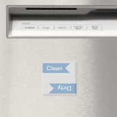 グレーストライプのクリーン – 汚れた食洗機磁石 マグネット (インサイチュ (食洗機))