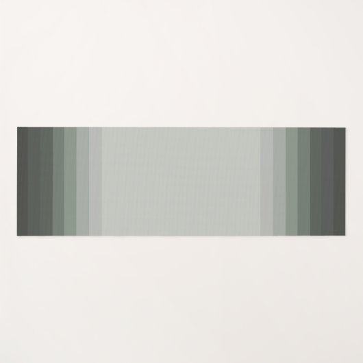 グレーストライプのト数々のーンのヨガマット ヨガマット (正面(横))