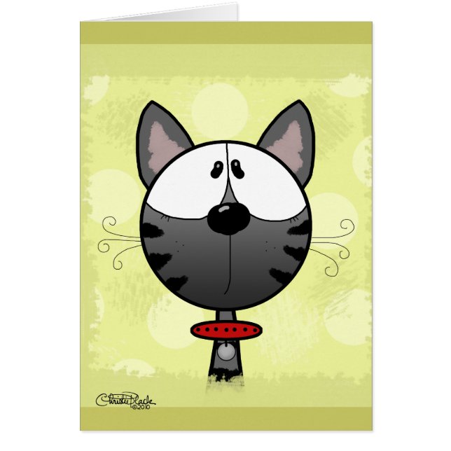 グレーストライプの子猫 (正面)