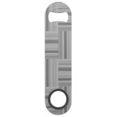 グレーストライプの織りパターン スピード栓抜き (裏面)