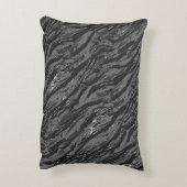 グレーストライプの迷彩柄 アクセントクッション (裏面(縦))