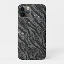 グレーストライプの迷彩柄 iPhone 11 PROケース