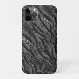 グレーストライプの迷彩柄 iPhone 11 PROケース
