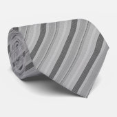 グレーストライプの ネクタイ (ロール)