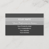 グレーストライプ国際的言語hello 名刺 (裏面)