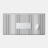 グレーストライプ線パターン デスクマット (キーボード&マウス)