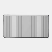 グレーストライプ線パターン デスクマット (正面)