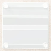 グレーストライプ ガラスコースター (裏面)