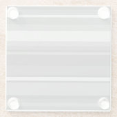 グレーストライプ ガラスコースター (裏面)