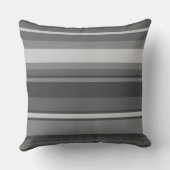 グレーストライプ クッション (裏面)