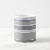グレーストライプ コーヒーマグカップ (中央)