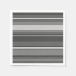 グレーストライプ スタンダードカクテルナプキン