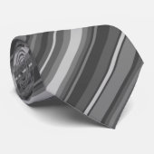 グレーストライプ ネクタイ (ロール)