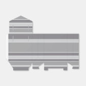 グレーストライプ フェイバーボックス (折り畳みなし)