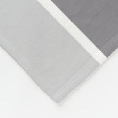 グレーストライプ フリースブランケット (角)