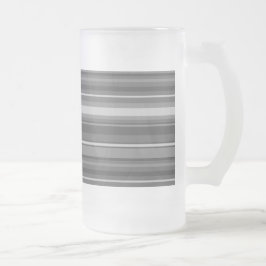 グレーストライプ フロストグラスビールジョッキ