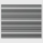 グレーストライプ ラッピングペーパー (フラット)