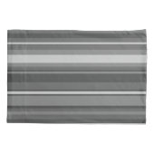 グレーストライプ 枕カバー (裏面)