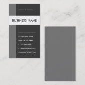 グレーストリームライン 名刺 (正面/裏面)