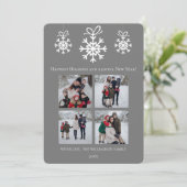 グレースノーフレークオーナメントフォトコラージュ シーズンカード (スタンド正面)