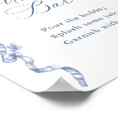 グレースビクトリアンダスティブルーミモザバーサイン ポスター (角)