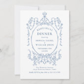 グレースビクトリアンダスティブルーリハーサル華美ディナー 招待状 (正面)