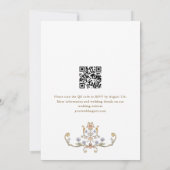 グレースビクトリアンパステルフローラ結婚ズ 招待状 (裏面)