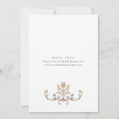 グレースビクトリアンフローラリハ華美ーサルディナー 招待状 (裏面)