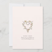 グレースビクトリアンフローラリハ華美ーサルディナー 招待状 (裏面)