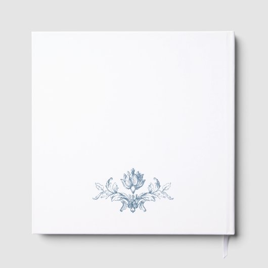 グレースビクトリアン華美フローラ結婚のフォトアルバム ゲストブック (裏面)