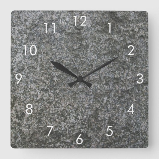 グレースフェイクトーン スクエア壁時計 (正面)