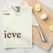 グレースフルエンジェルズブリング心地よいことわざ水彩  キッチンタオル (四つ折り)