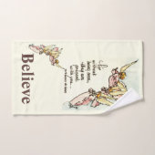 グレースフルエンジェルズブリング心地よいことわざ水彩  ハンドタオル (ハンドタオル)