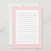 グレースフルスクリプト編集可能カラーサンキューカード サンキューカード (裏面)