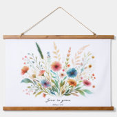 グレースフローラ 吊り下げ型タペストリー (正面)