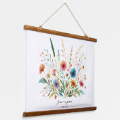 グレースフローラ 吊り下げ型タペストリー (傾斜あり)