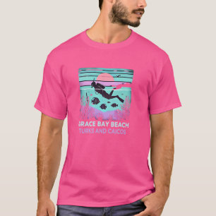 グレースベイビーチタークスアンドカイコスシュノーケリングスキューバ Tシャツ