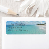 グレースベイビーチ差出人住所ラベル ラベル (インサイチュ)