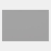 グレースペインのの無地の色 ラッピングペーパーシート (正面)