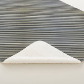 グレースモーキーモノクロ対角ストライプモノグラム シェルパブランケット (3/4)