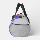 グレースモールジムバッグトレンド抽象芸術ラベンダーバイオレット ダッフルバッグ (右)