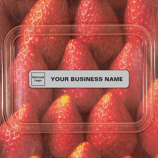 グレースリム粘着ラベルのビジネス名とロゴ ラベル