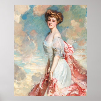 グレース恋しく思ウッドハウス(1890)by John Singer Sargent ポスター