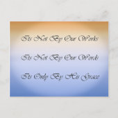 グレース感動的引用文はがき ポストカード (正面)