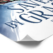 グレース救クリスチャンウォールアートプリント ポスター (角)