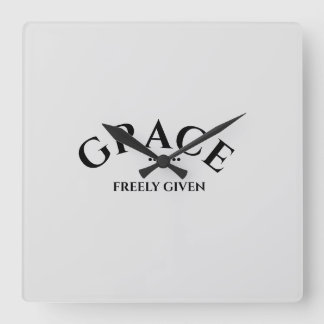 グレース時計 スクエア壁時計