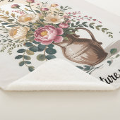 グレース花模様付き花瓶 シェルパブランケット (3/4)